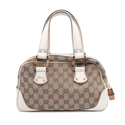 Sac Gucci Bamboo daily en toile GG 