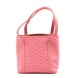 Sac Pinel & Pinel Colette XS  en toile enduite rose grenadine